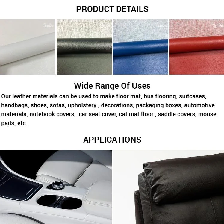 Hotsale PVC Synthetic Leather for Car Seat Upholstory with Cheap Price