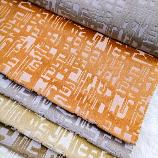 2021 New Arrival Star Fashion Velvet Sofa Pillow Curtain Holland Velvet Classic White Glue Emboss Upholstery Furniture Sofa Fabric