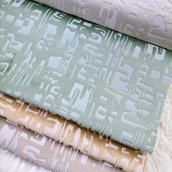 2021 New Arrival Star Fashion Velvet Sofa Pillow Curtain Holland Velvet Classic White Glue Emboss Upholstery Furniture Sofa Fabric